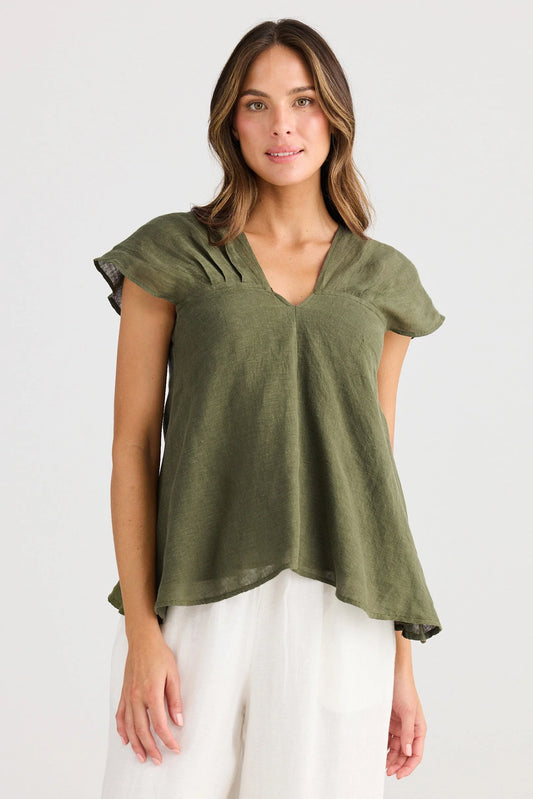Sail Away Top / Olive