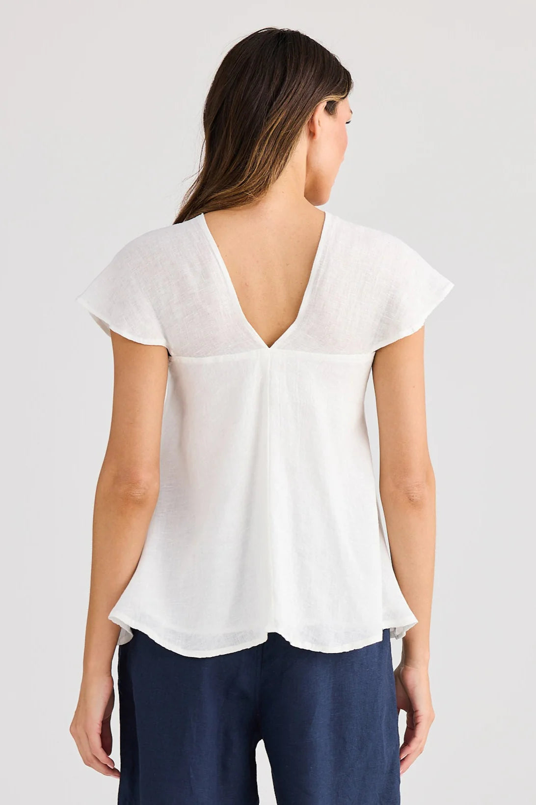 Sail Away Top / White