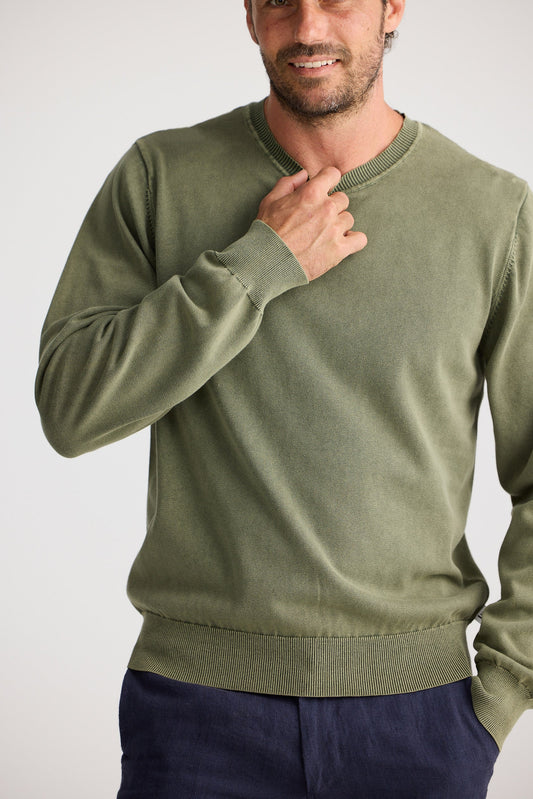 River Knit / Khaki Wash