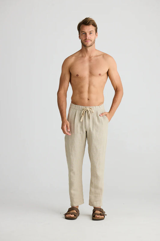 Duke Pants / Natural Linen