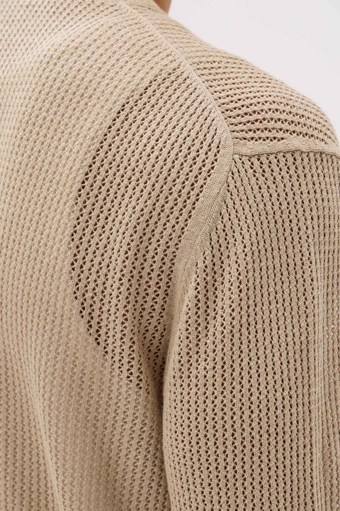 Jansen Crew Neck Knit | Clay