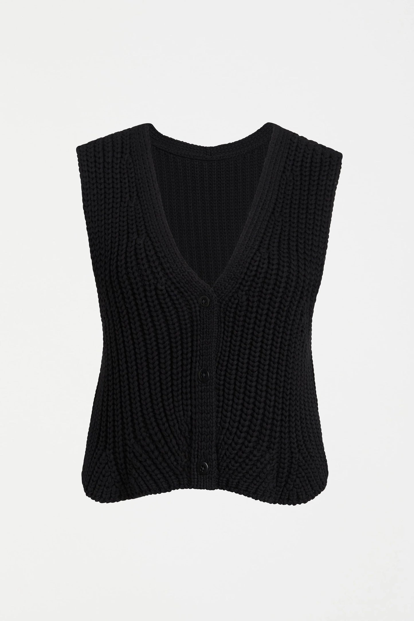 Kupa Knit Vest | Black