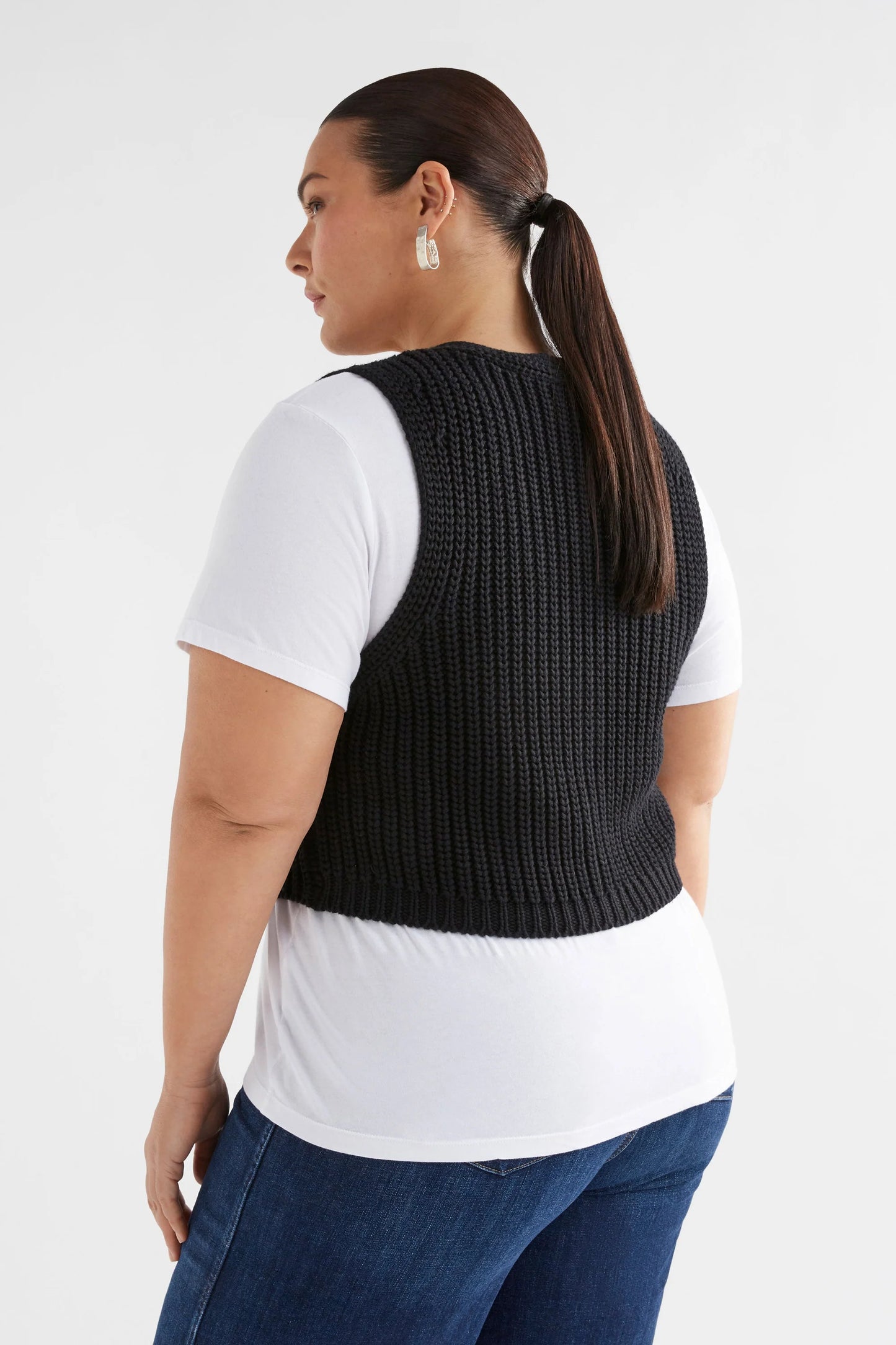 Kupa Knit Vest | Black