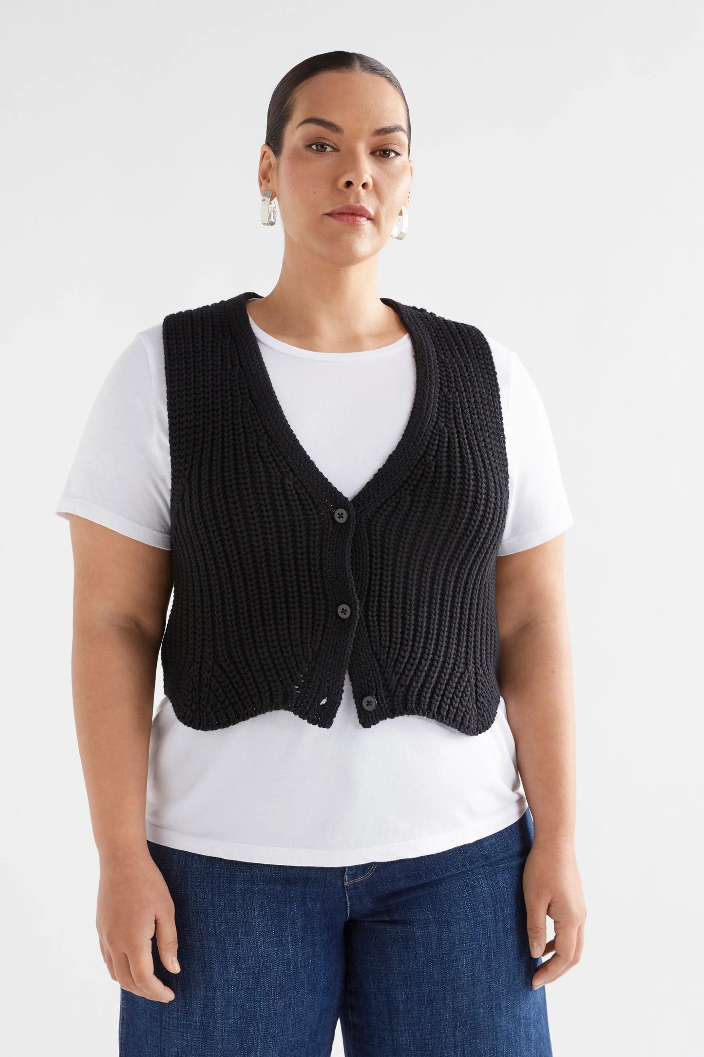 Kupa Knit Vest | Black