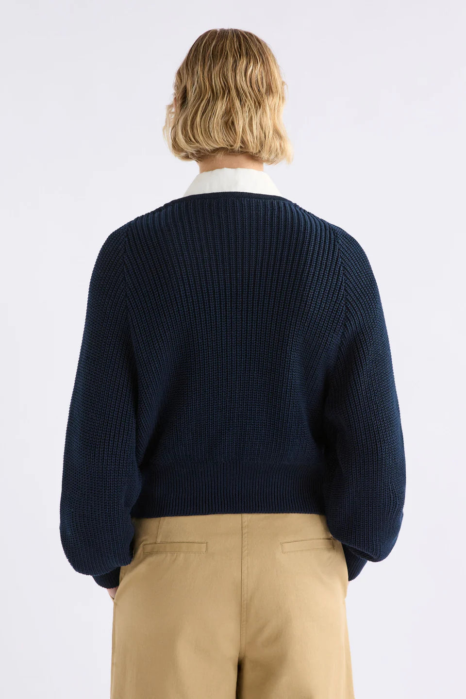 Saari Cardigan / Bright Navy