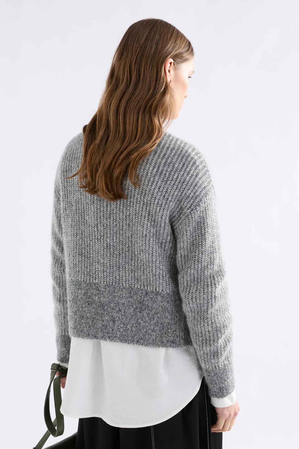 Aleph Cardigan / Mid Grey Melange