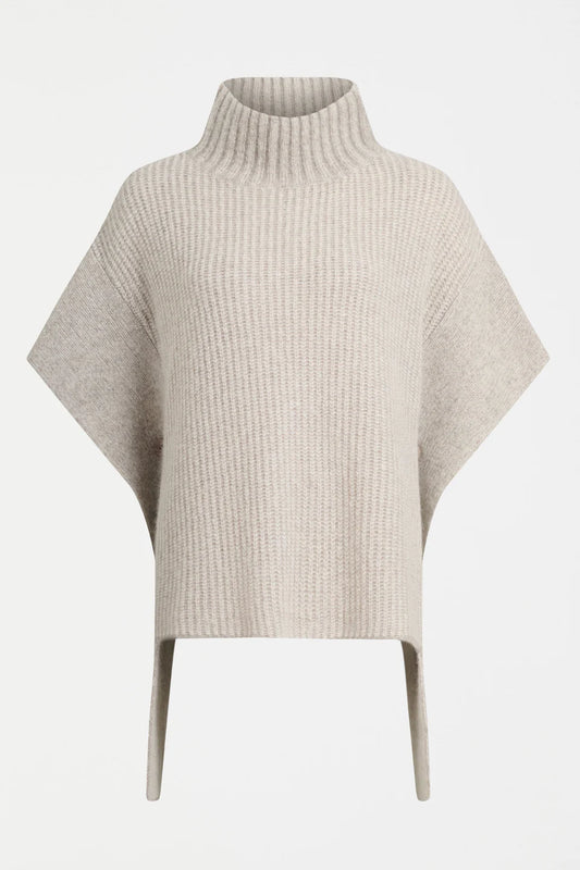 Aleph Poncho / Oatmeal Melange