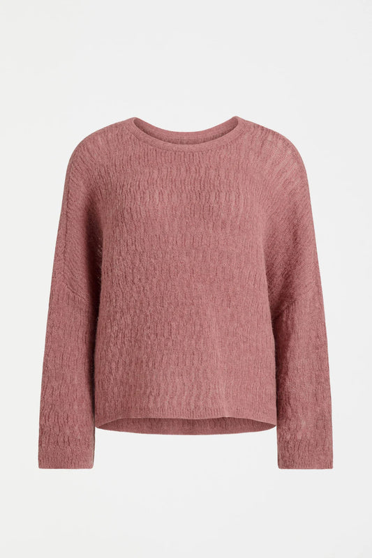Agna Pattern Sweater / Rosewood