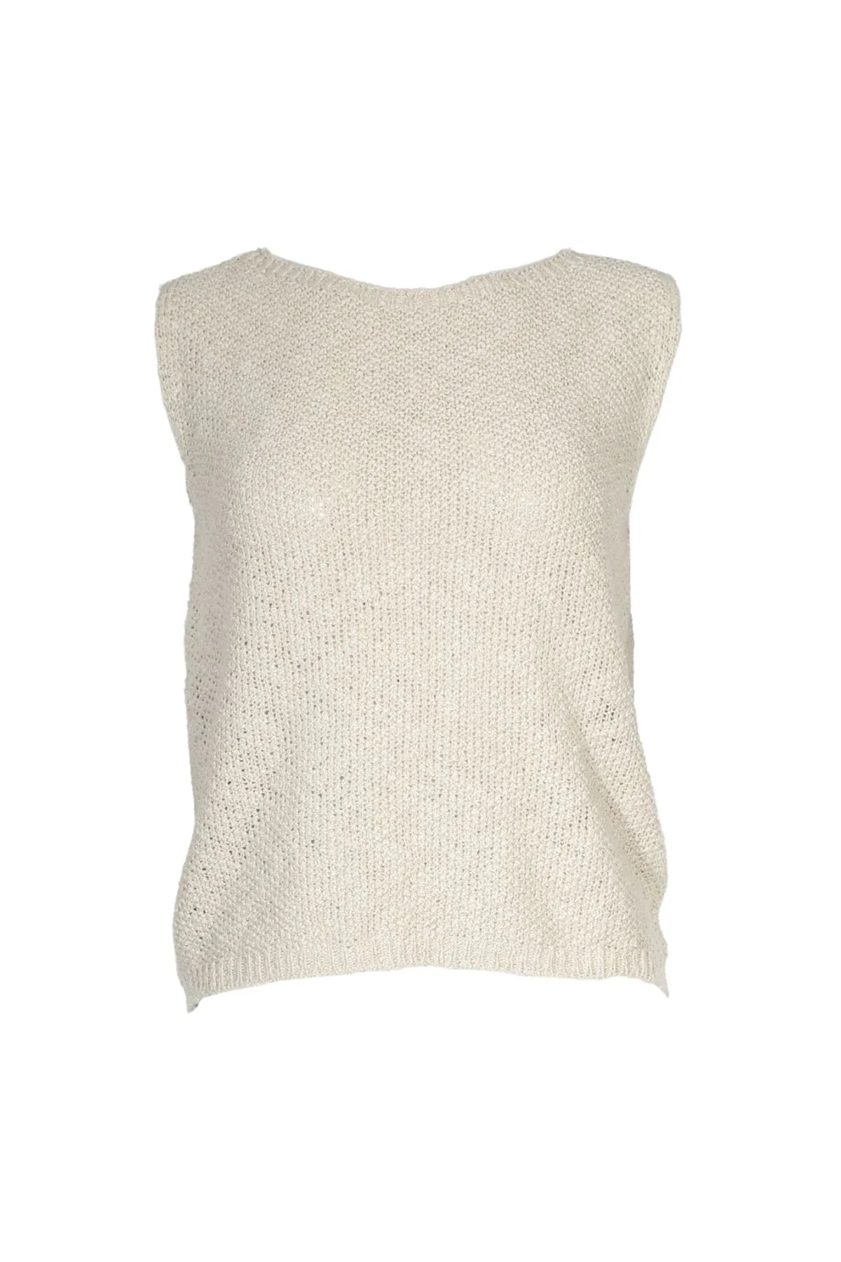 Muse Knitted Vest / Oat in Cotton