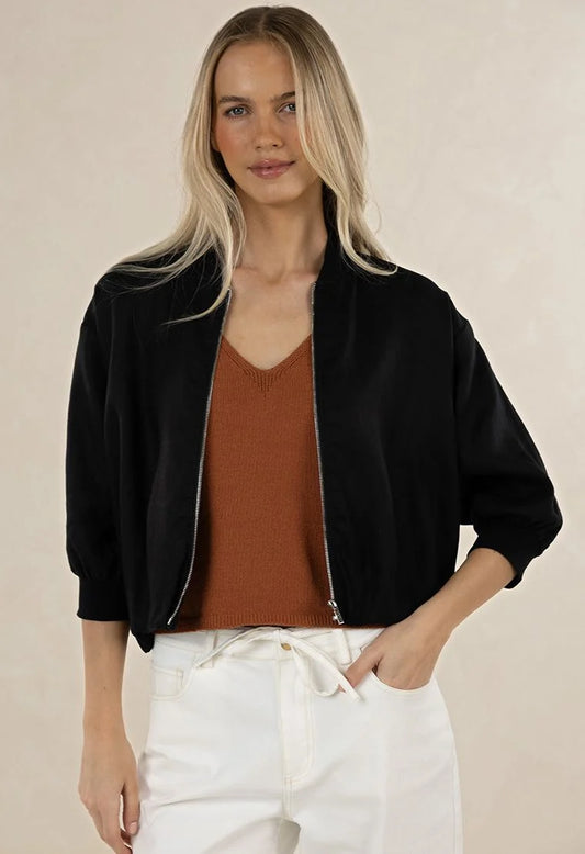 Arden Bomber Jacket / Black