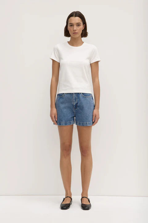 Lyla / Sleeve Tee - White