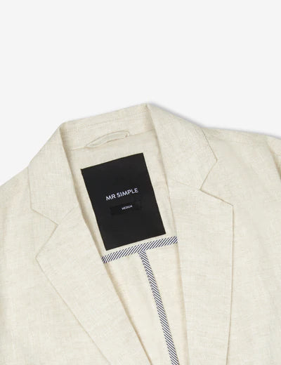 Gatsby  Linen Blazer | Natural