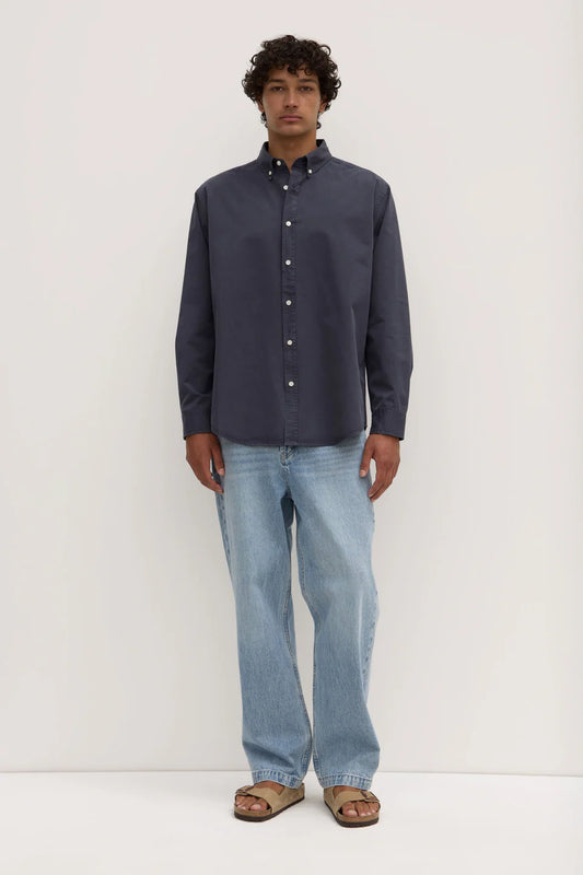 Maclean Long Sleeve Shirt | True Navy