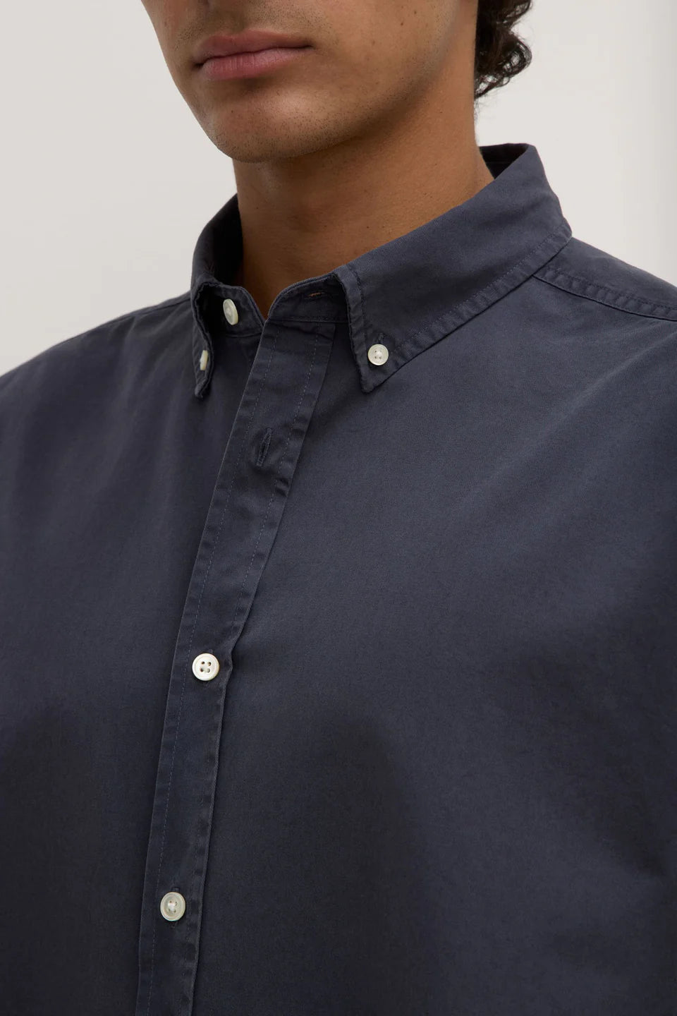 Maclean Long Sleeve Shirt | True Navy