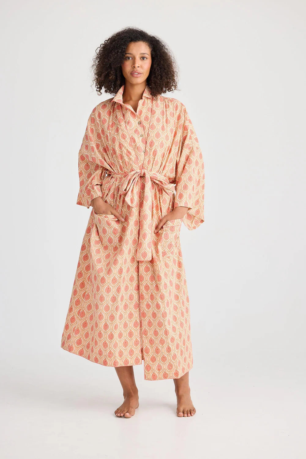 Namaste Robe / Petals Print