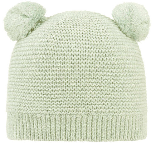 Snowy Organic Beanie | Mist