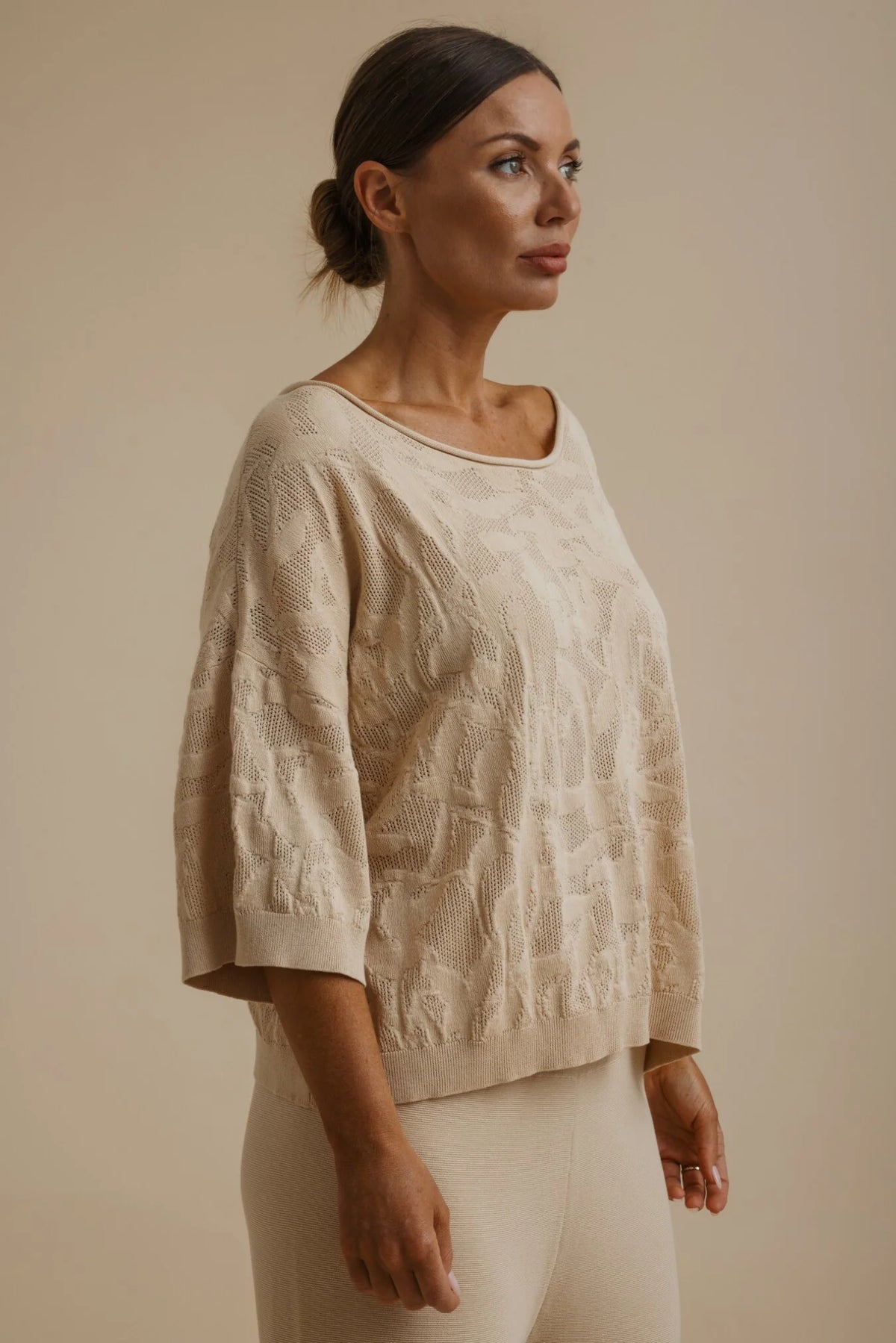 Paradis Jacquard  Pullover / Calico