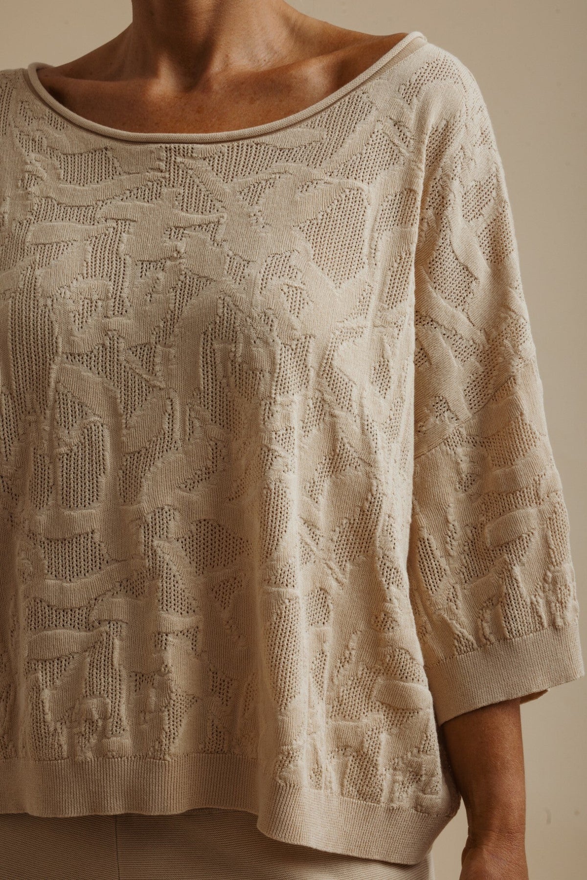 Paradis Jacquard  Pullover / Calico