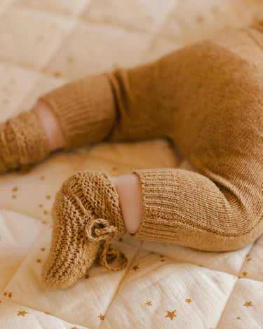 Knit Pant | Speckled Golden