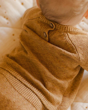 Knit Sweater | Speckled Golden