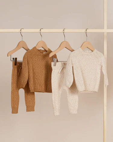 Knit Pant | Speckled Golden