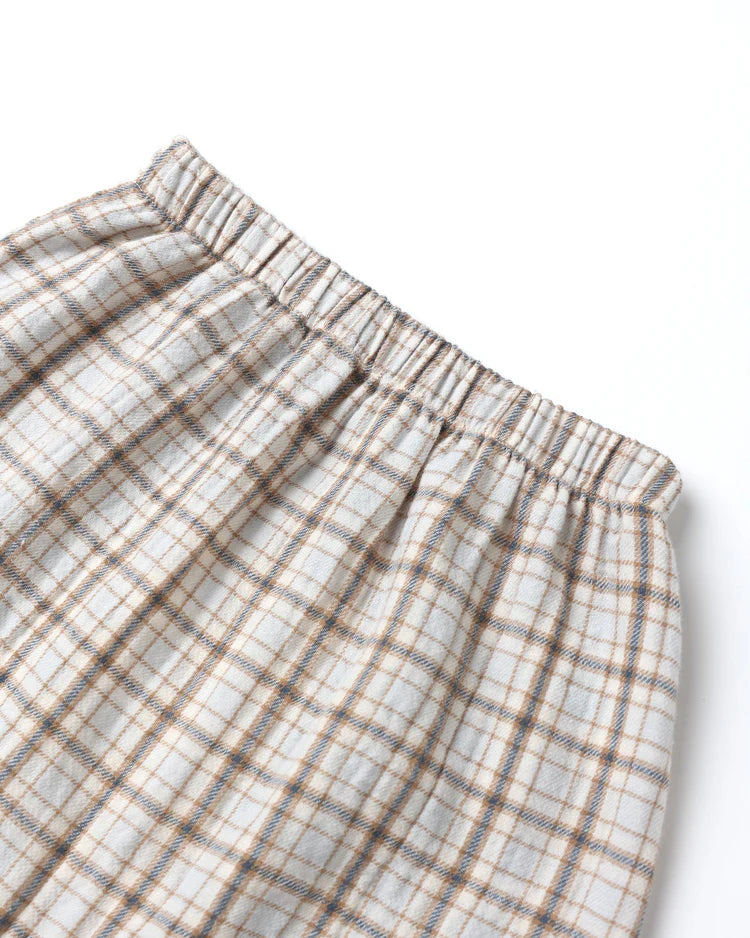 Woven Pant / Blue Plaid