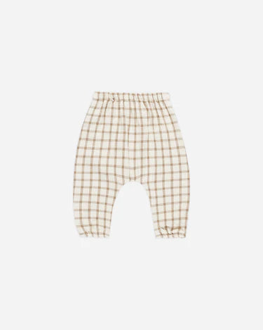 Woven Pant | Cinnamon Plaid