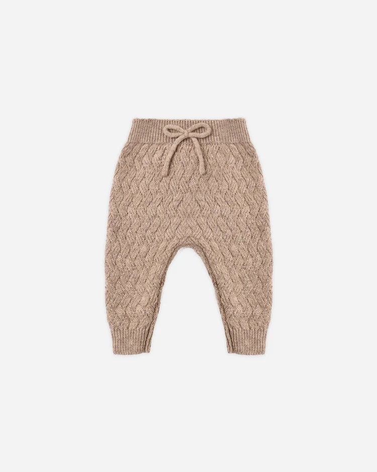 Knit Pant / Heathered Almond