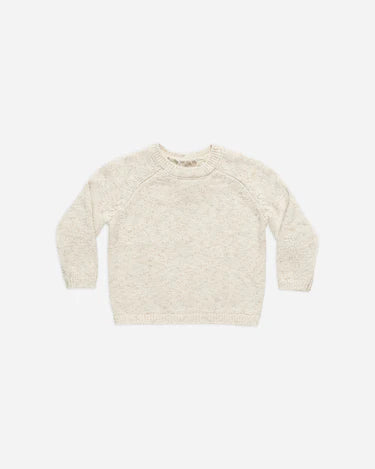 Knit Sweater | Speckled  Natural