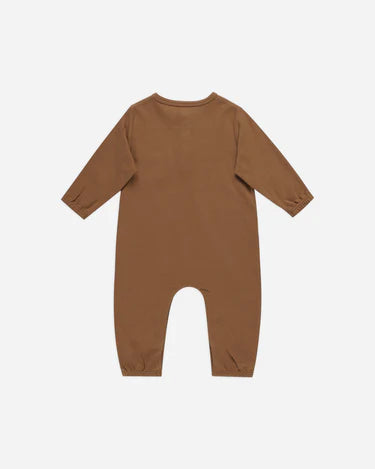 Long Sleeve Pocket Jumpsuit | Cinnamon