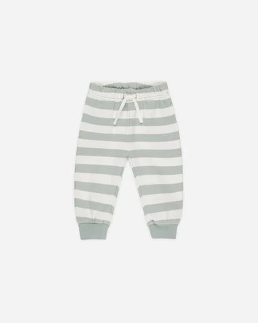 Relaxed Sweatpant | Sage Stripe