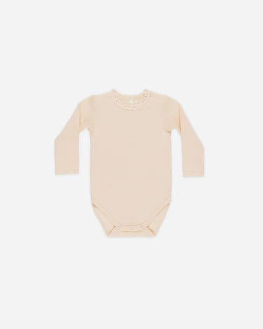 Waffle Long Sleeve Bodysuit | Antique