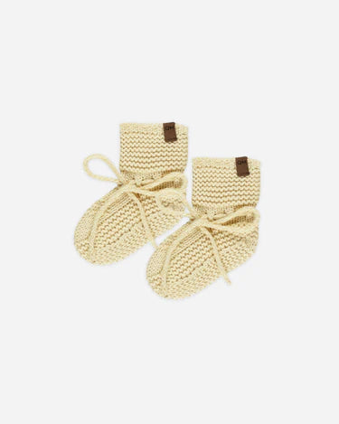 Knit Booties | Yellow