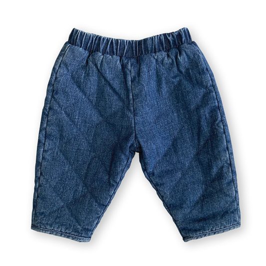 Quilted Hemp Denim Pant