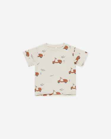 Raw Edged  Tee | Moped