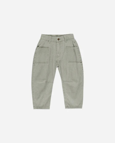 Barrel Pant | Washed Laurel