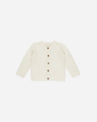 Baby Crochet Cardigan | Ivory