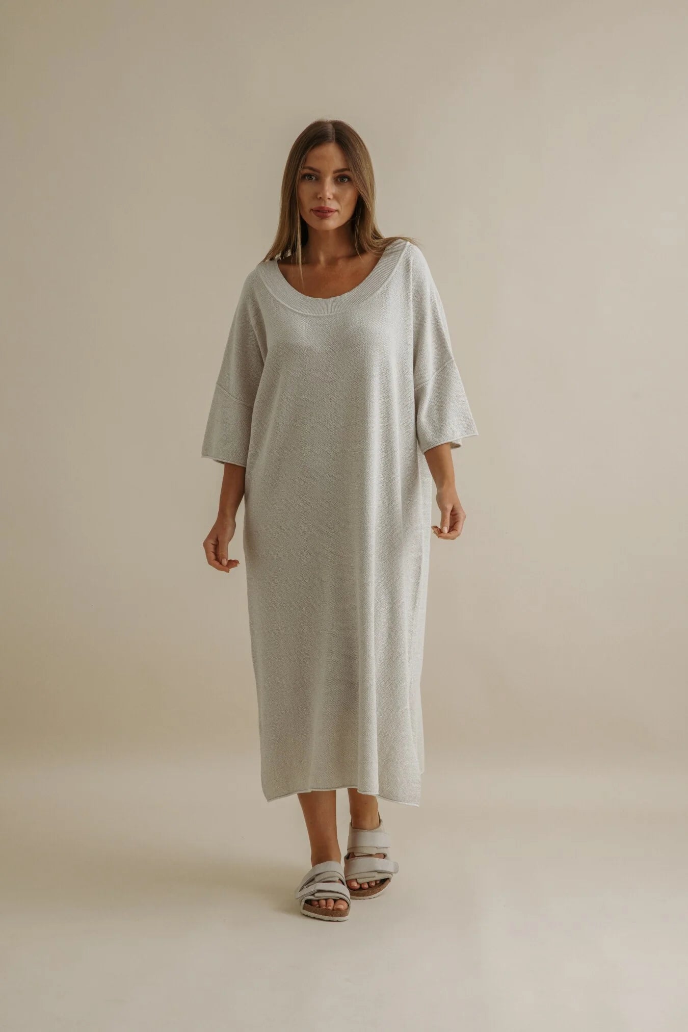 Retreat Cotton Twist / Dress - Silver + Salt