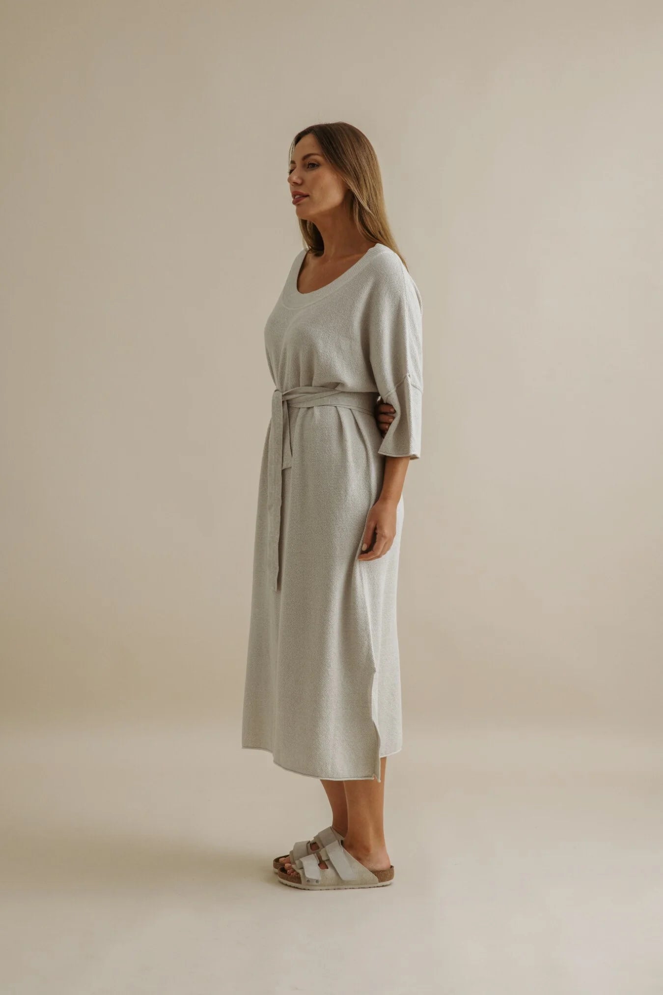 Retreat Cotton Twist / Dress - Silver + Salt