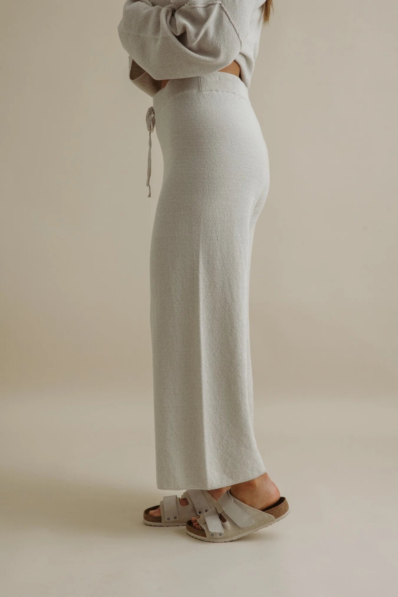 Retreat Cotton Twist / Full Length Pant - Silver + Salt