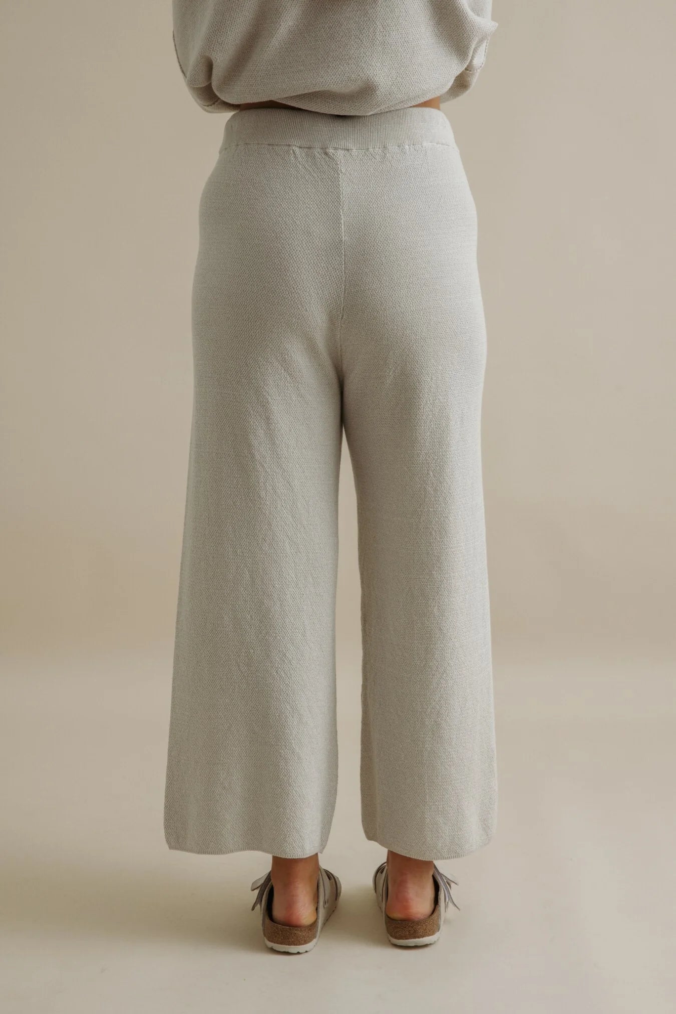 Retreat Cotton Twist / Full Length Pant - Silver + Salt