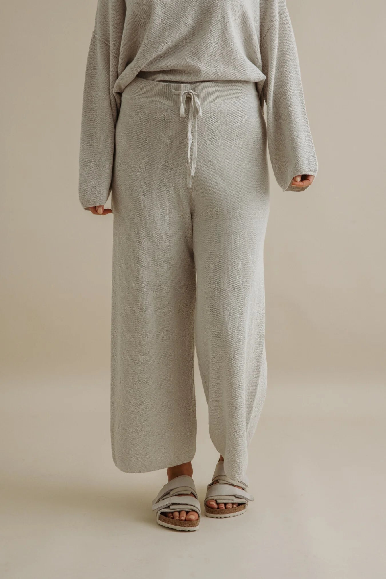 Retreat Cotton Twist / Full Length Pant - Silver + Salt