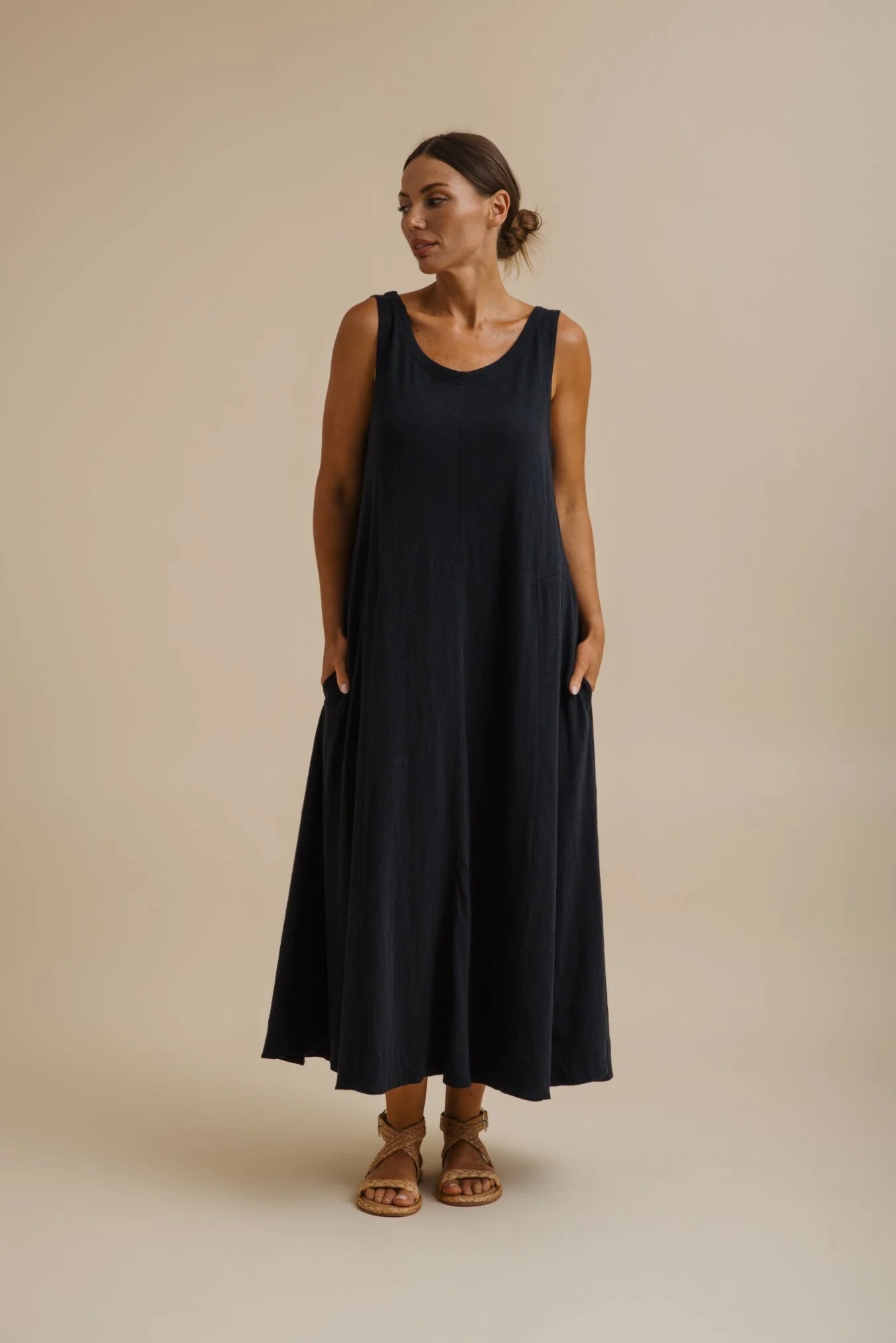 Seabreeze Flow Dress - Pool