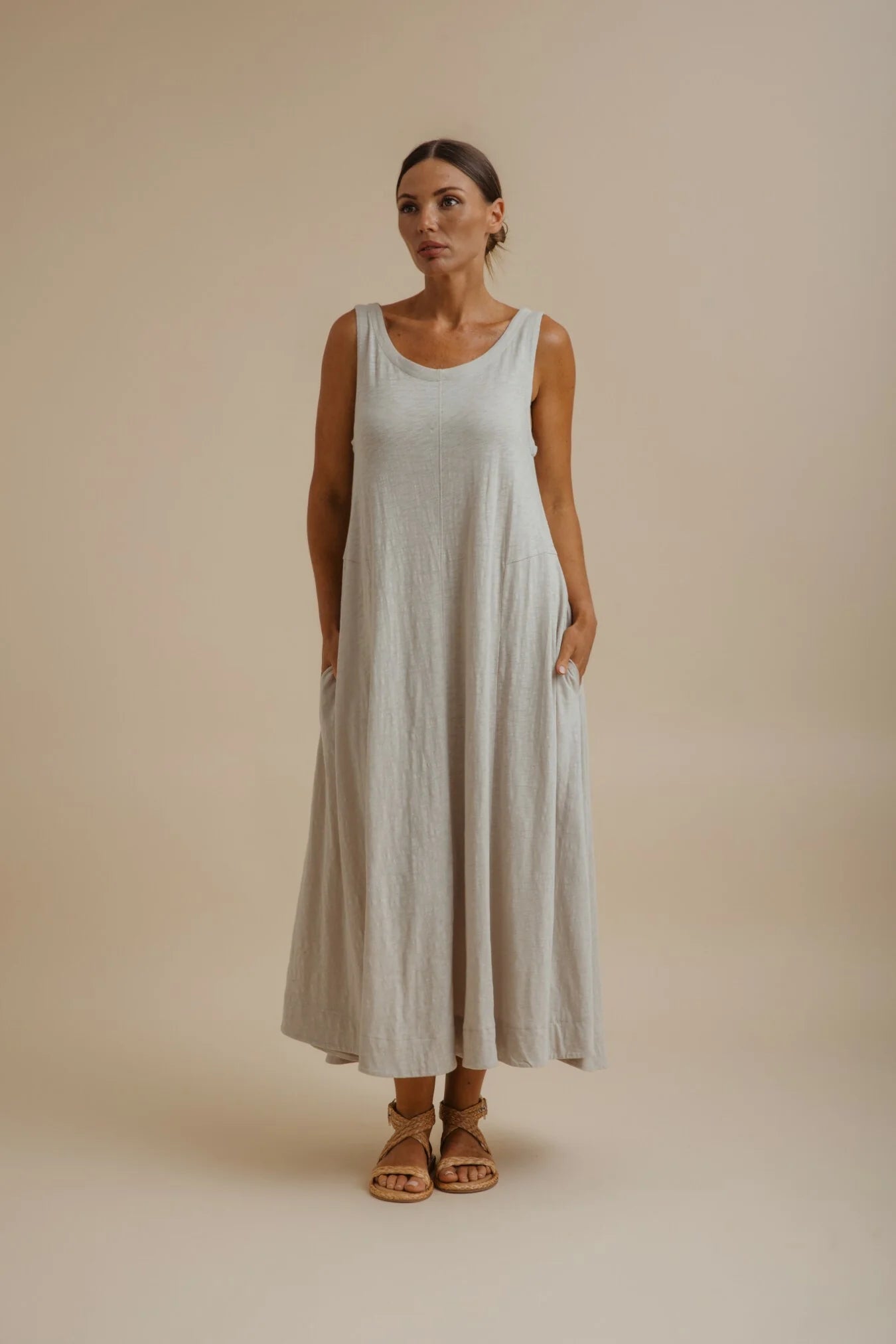 Seabreeze Flow Dress - Banksia