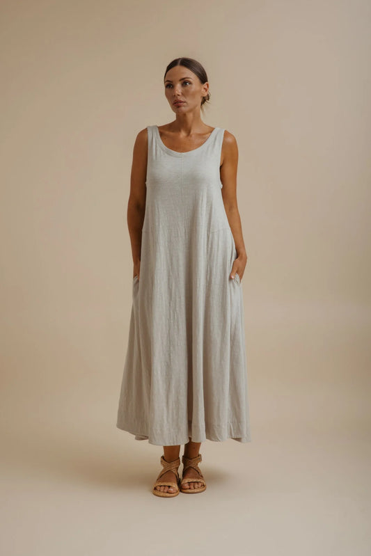 Seabreeze Flow Dress - Banksia