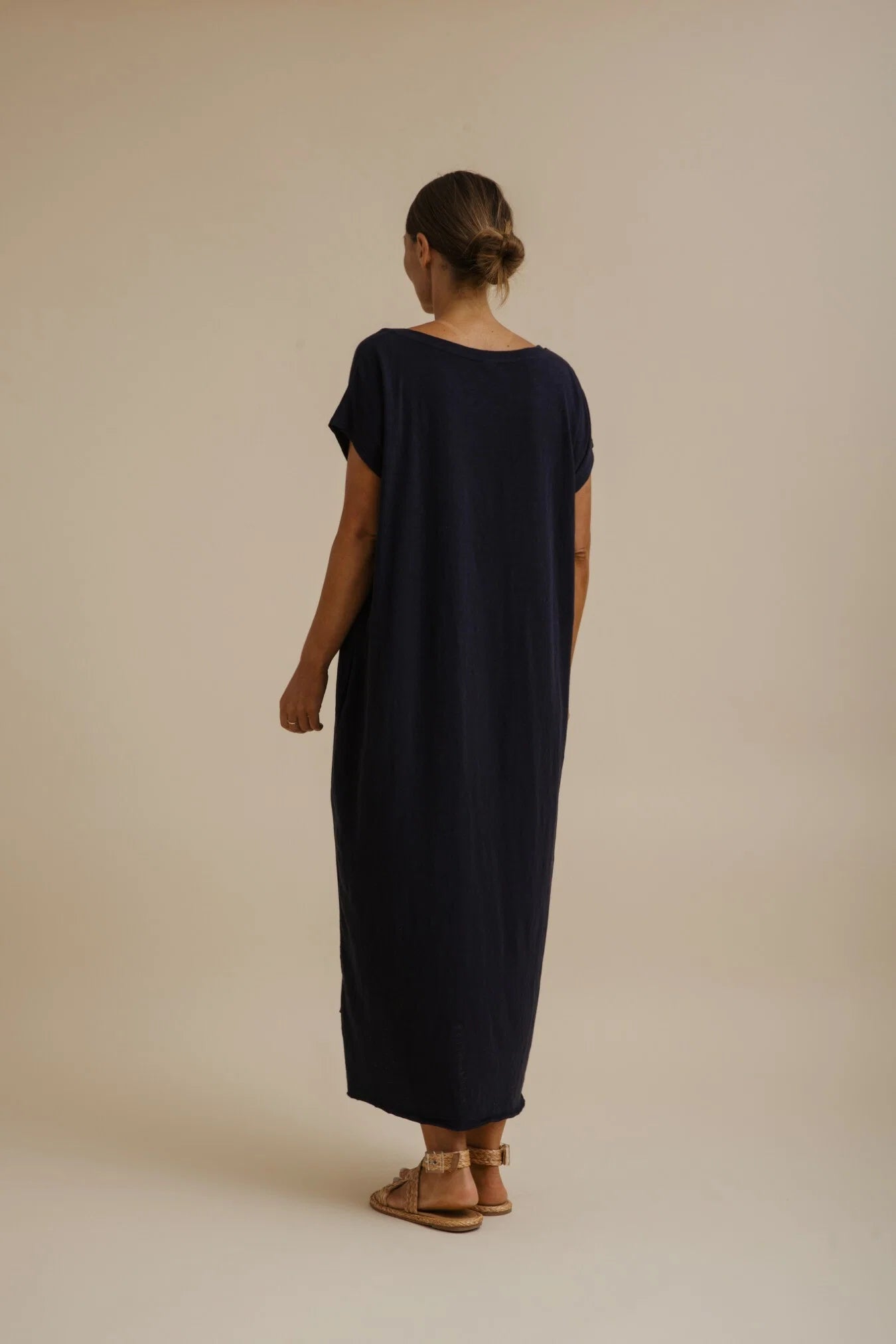 Seabreeze / Short Sleeve Tee Dress - Pool