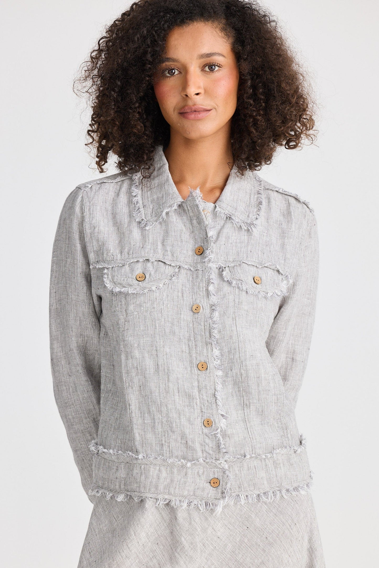 Monza Jacket / Charcoal Fleck