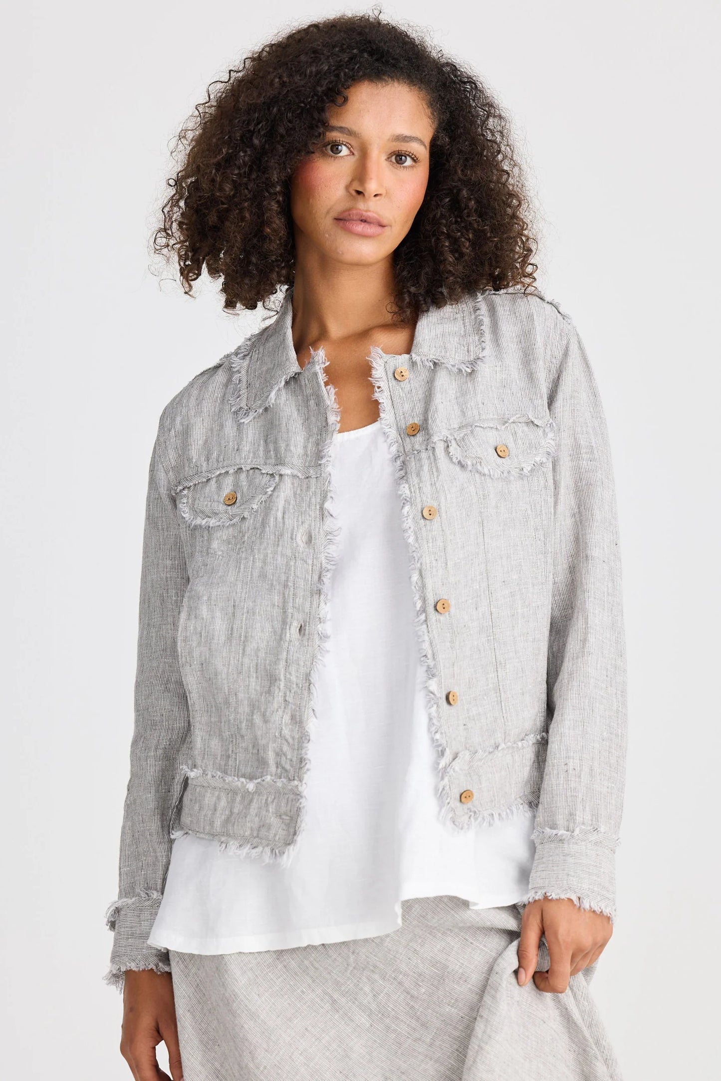 Monza Jacket / Charcoal Fleck