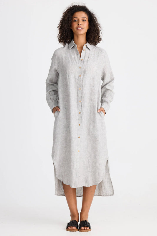 Castro Overshirt / Charcoal Fleck