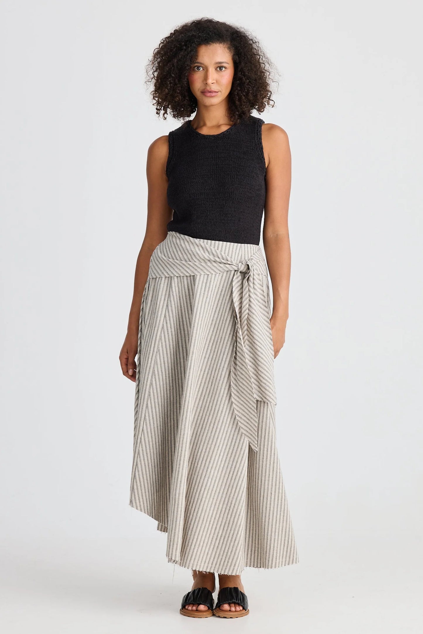 The Edit Skirt / Pisa Stripe